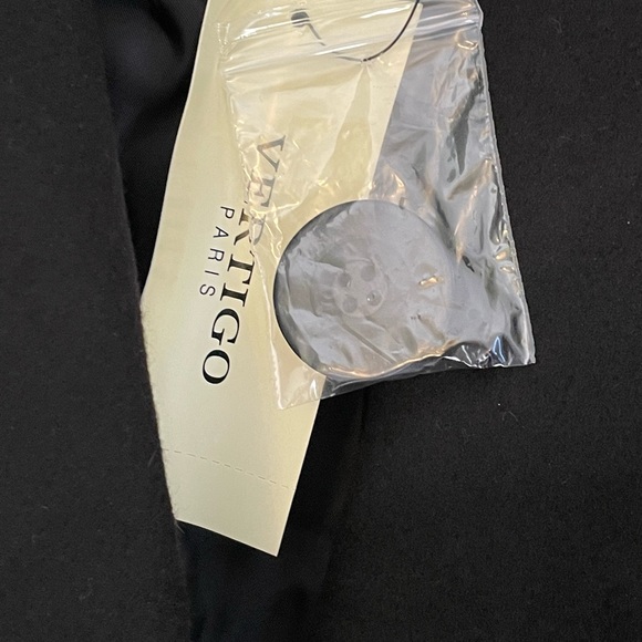 NWT Women’s Vertigo Black Pea Coat XXL - Picture 7 of 9